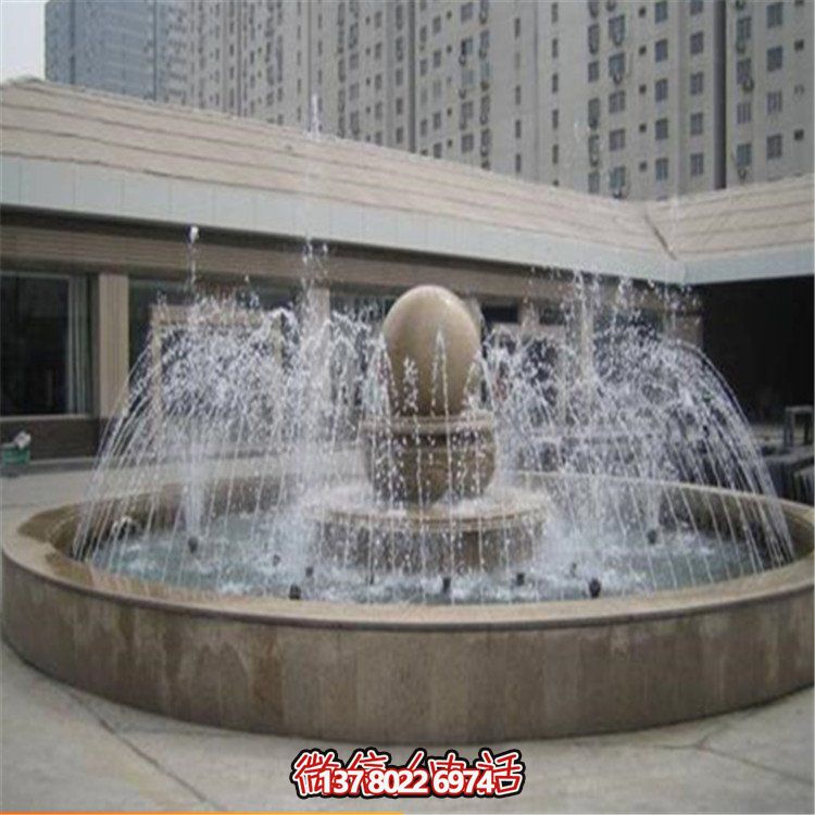 精美中式風(fēng)水球園林雕塑，提升小區(qū)公園噴泉擺放風(fēng)水氣質(zhì)