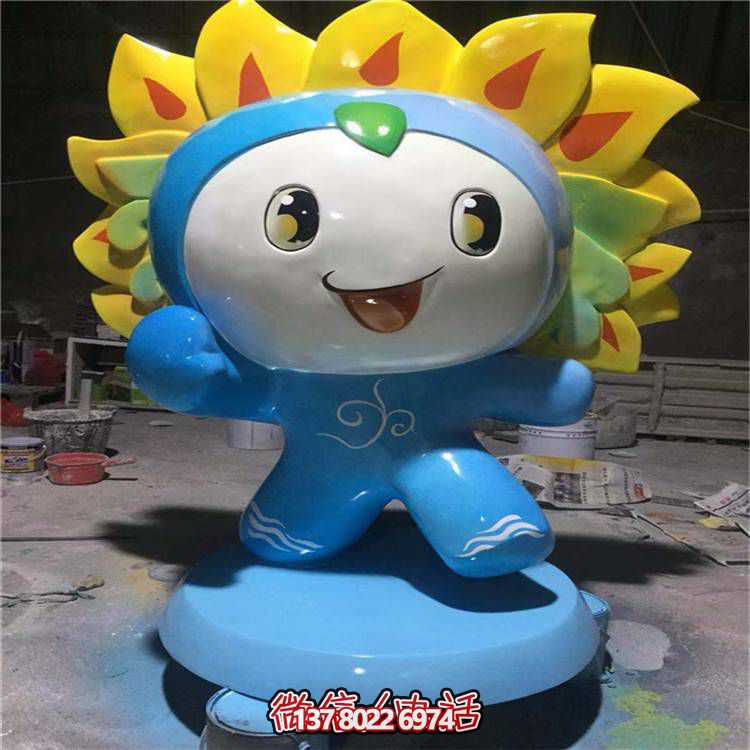 玻璃鋼卡通人物雕塑，點(diǎn)亮游樂場(chǎng)的歡樂