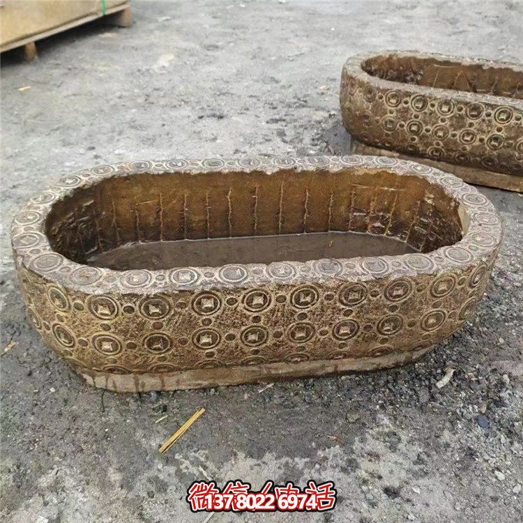 唯美老石槽，給你完美園林景觀