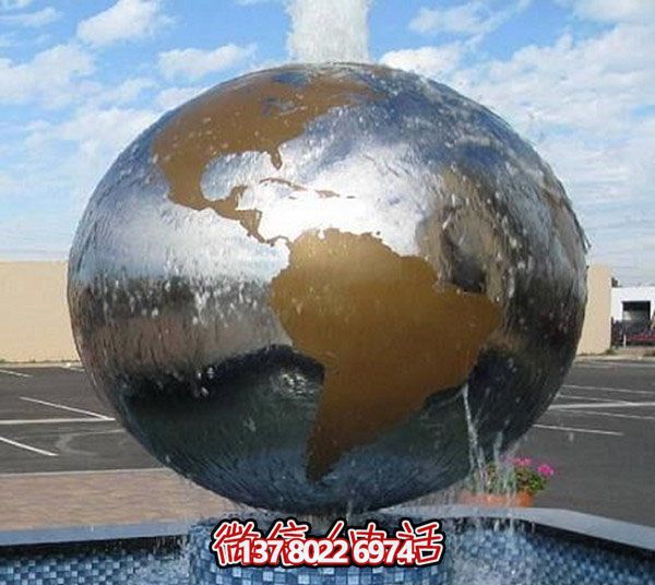 高品質(zhì)不銹鋼噴泉雕塑，裝點(diǎn)你的公園