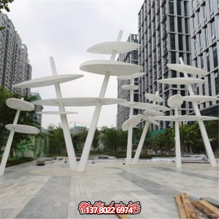 不銹鋼大型樹葉雕塑，為你的戶外景觀創(chuàng)造獨(dú)特的創(chuàng)意