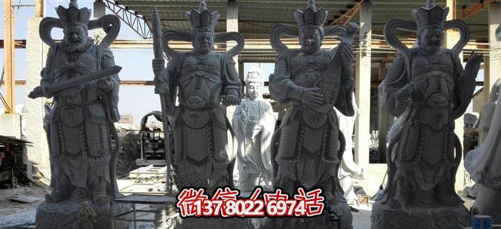 古樸雅致的大理石雕塑，見證古老神佛四大天王的傳承