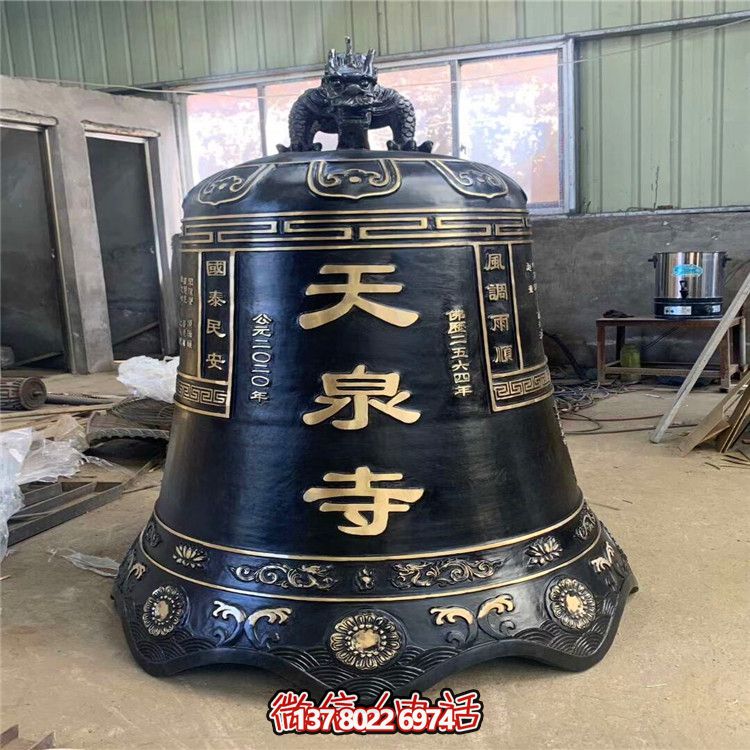 天泉青銅掛鐘雕塑傳承古老文化，鑄就精美藝術(shù)品