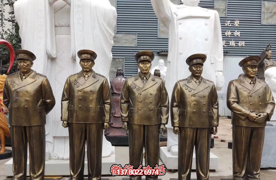 仿銅偉人元帥玻璃鋼雕塑，締造景區(qū)世界十大經(jīng)典