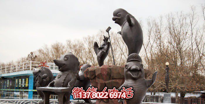 不銹鋼海豚雕塑,個性創(chuàng)意花園裝飾 不銹鋼海豚雕塑,個性創(chuàng)意花園裝飾