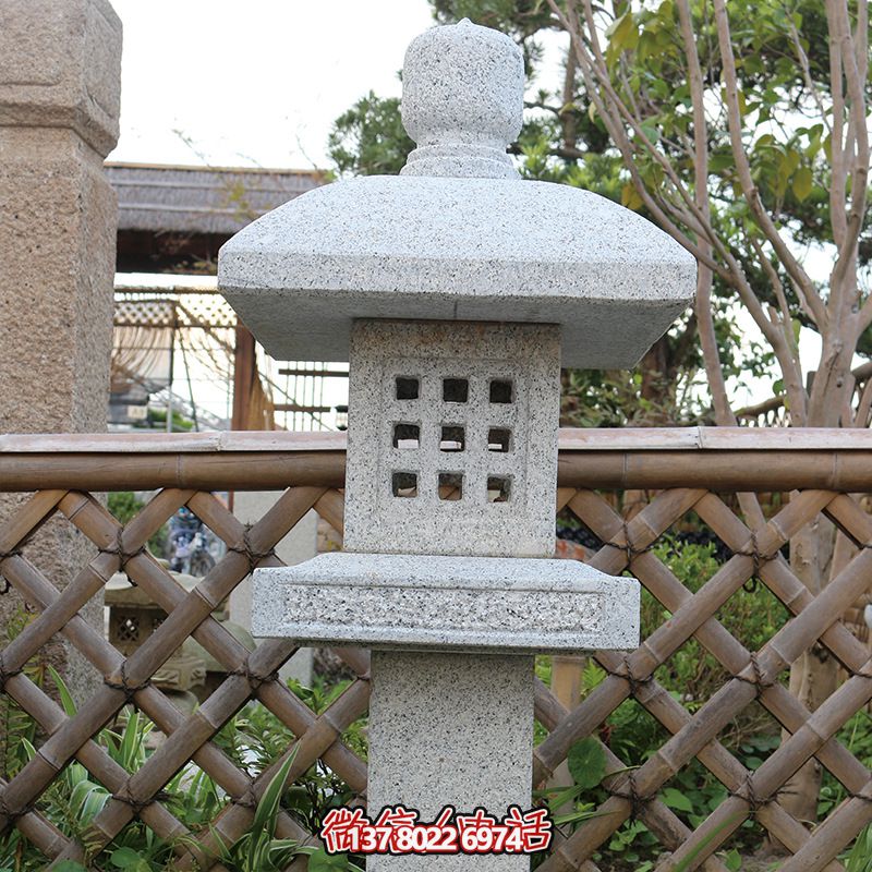 太陽(yáng)能仿古青石石頭燈，為中式別墅、酒店戶(hù)外裝飾
