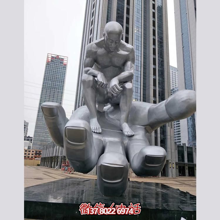 大型不銹鋼創(chuàng)意人物景觀雕塑——鐫刻在商業(yè)街、商業(yè)廣場(chǎng)的精美絕倫