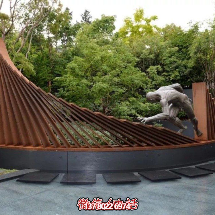 不銹鋼景觀雕塑，創(chuàng)意裝點公園戶外園林