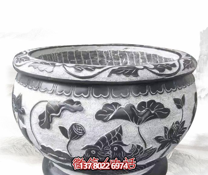 傾情精雕，高端戶外景觀缸雕塑