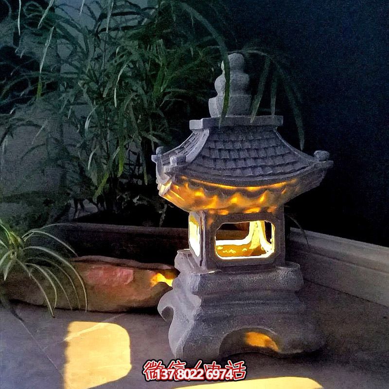 日式風(fēng)落地宮燈，創(chuàng)意裝飾庭院室內(nèi)擺件