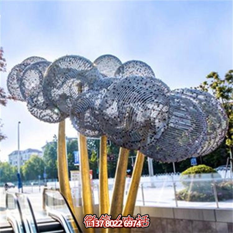 不銹鋼雕塑，點綴城市地標(biāo)，為建筑、園林、廣場、景觀增添獨特魅力