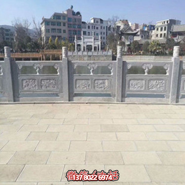 精美大理石雕塑欄桿，裝點(diǎn)戶(hù)外園林景觀