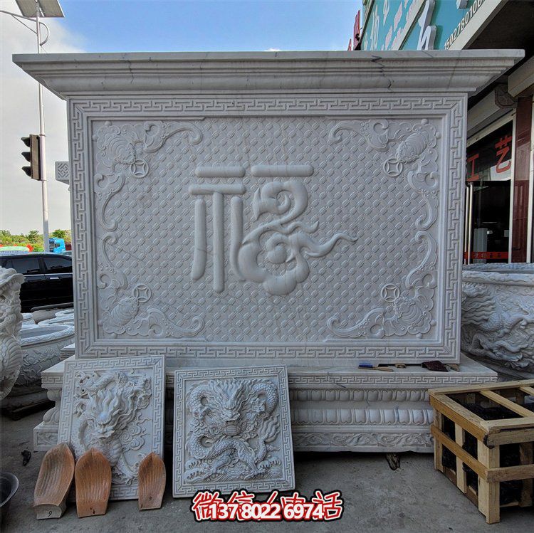 融合傳統(tǒng)文化，唯美經(jīng)典雕塑—中式影壁