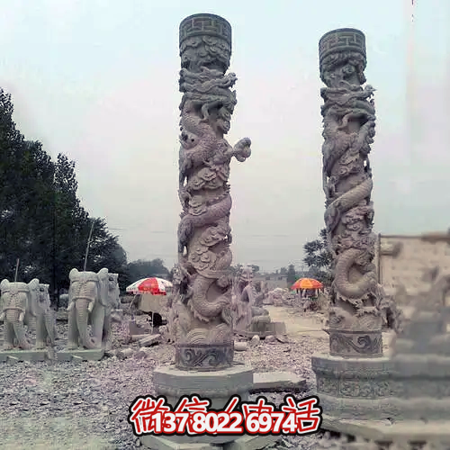 柱石盤(pán)龍安全、堅(jiān)固、節(jié)能的柱子