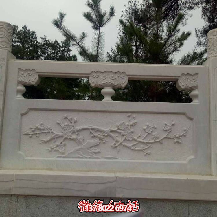 大理石石雕欄桿，給你一個(gè)安全且美麗的橋邊