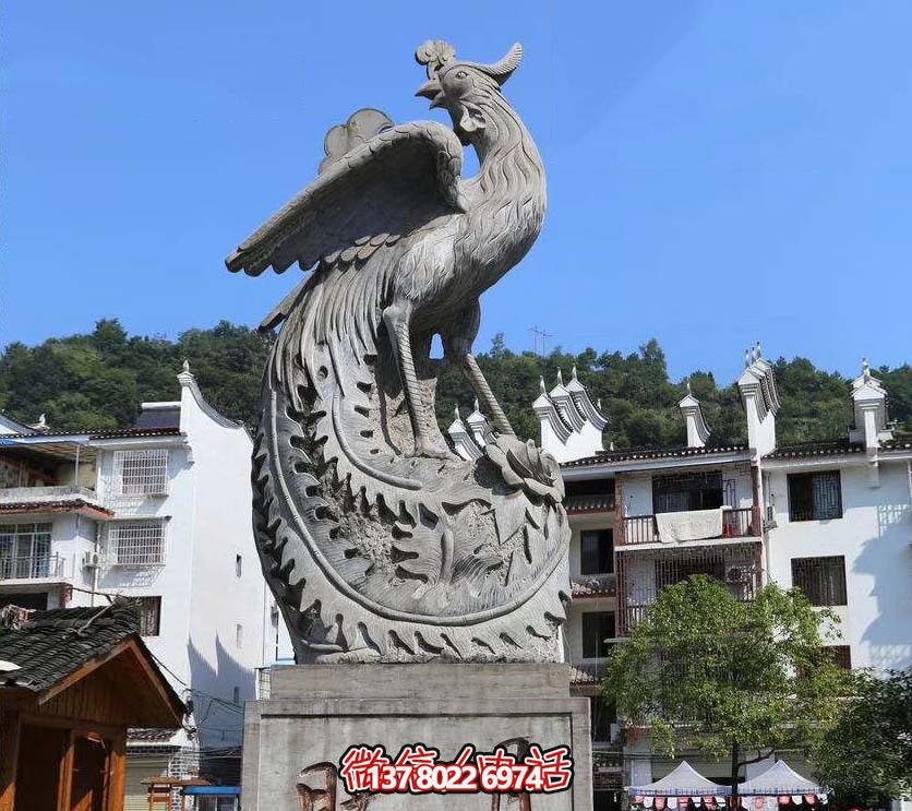 鳳凰雕塑，給公園帶來(lái)靈動(dòng)之美