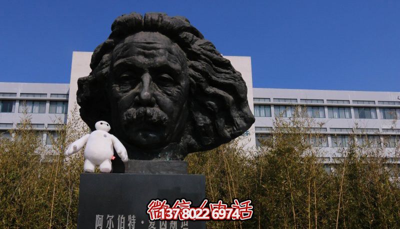 傳承名人風(fēng)采，愛因斯坦頭像銅雕