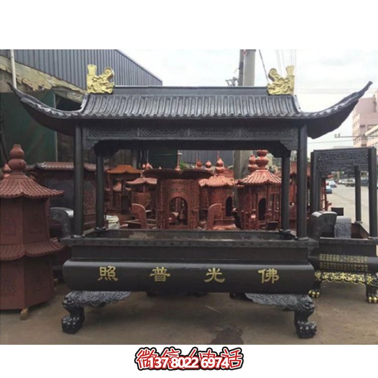 精美銅雕香爐，裝點(diǎn)您的景區(qū)、寺廟、戶(hù)外