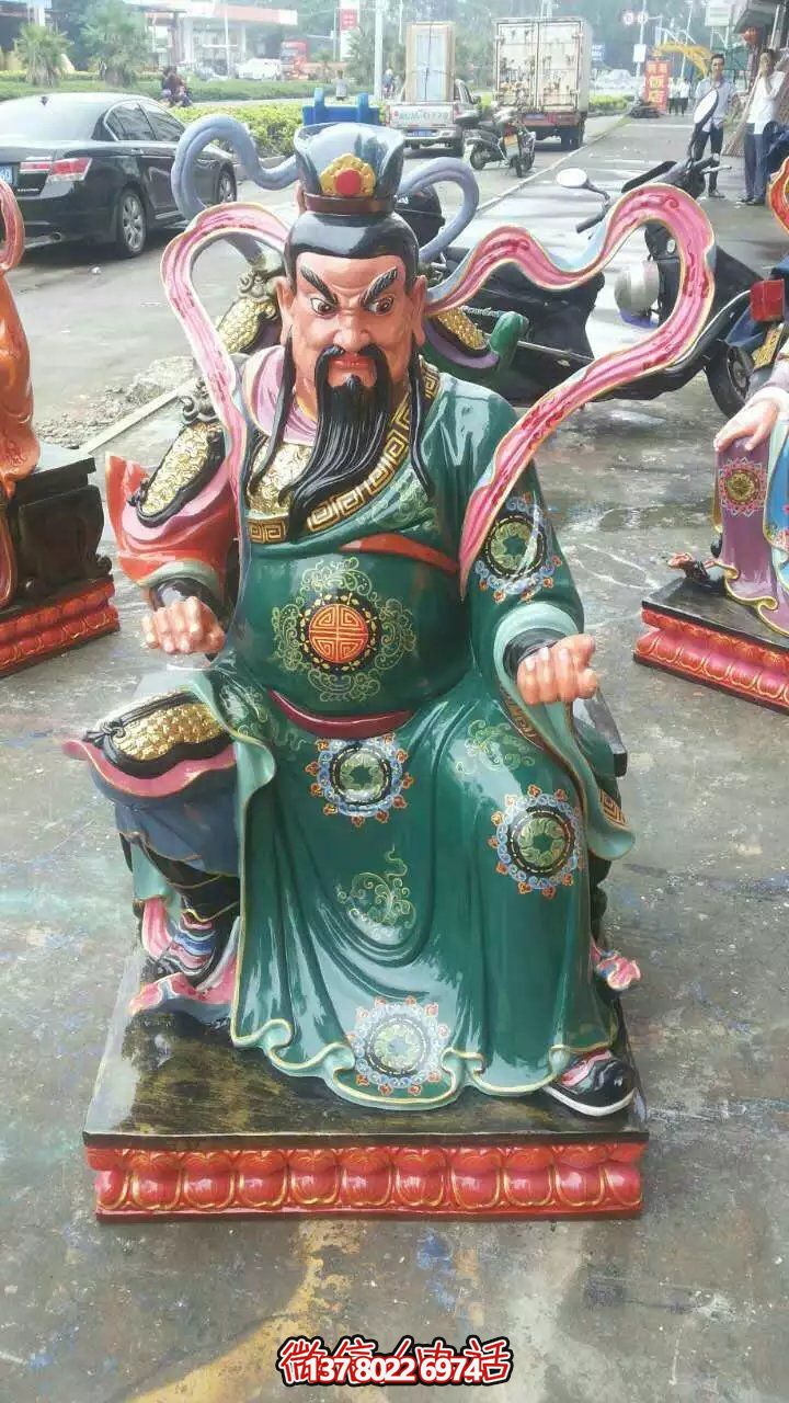 玻璃鋼彩繪大型戶(hù)外廟宇景觀太歲雕塑 玻璃鋼彩繪大型戶(hù)外廟宇景觀太歲雕塑