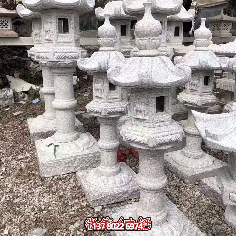 花崗巖石雕燈，中國傳統(tǒng)古建照明燈籠